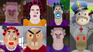 22 Grumpy Roblox All Scary Obby Grumpy Gran,Escape Baby Granny,Evil Grandpa Barry,Evil Aunt Escape