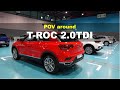 2021 Volkwagen T-ROC 2.0 TDI 2WD POV exterior and interior