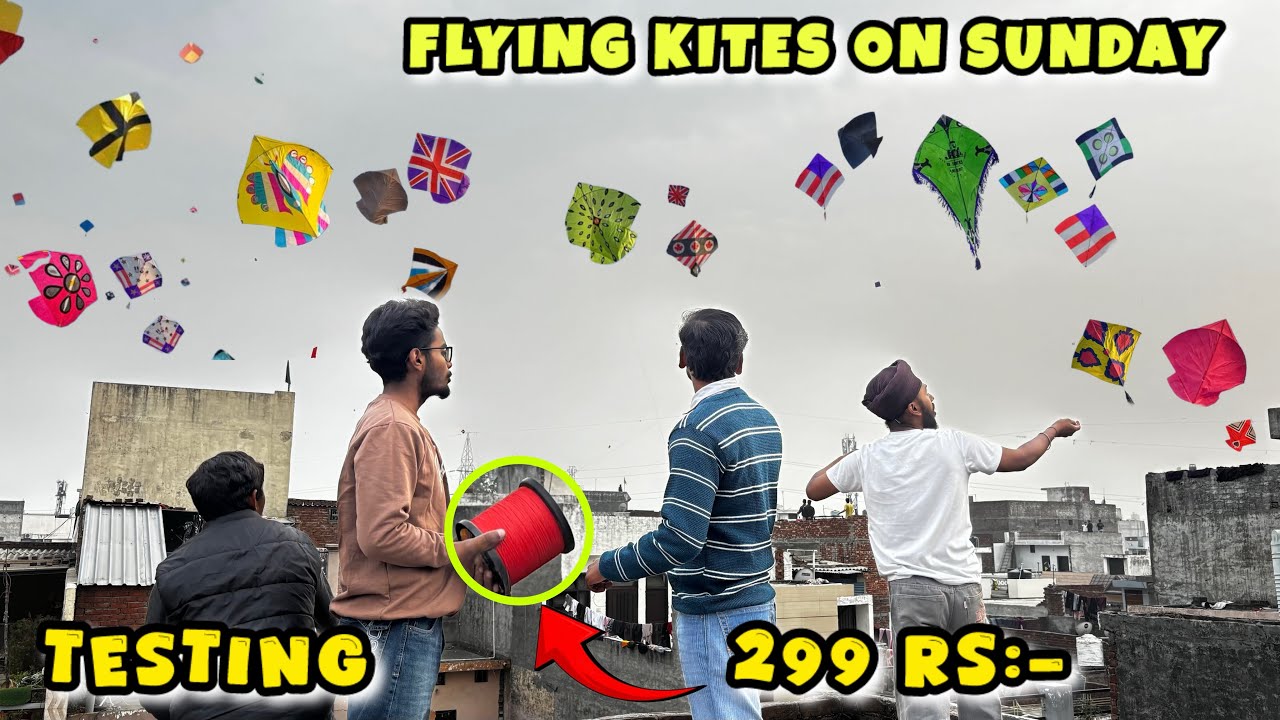 UNBOXING NEW MONOKITE GAATU 😍SUNDAY SPECIAL KITE FLYING 🧵 KITE FLYING VLOGS
