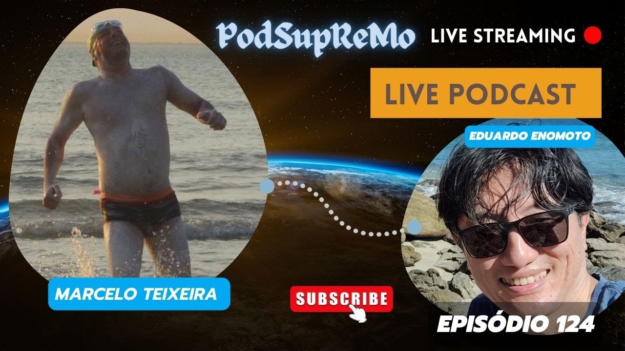 Capa do episódio 124 do PodSupReMo com Marcelo Teixeira