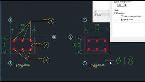 ការប្រើប្រាស់ Leader នៅក្នុង AutoCAD