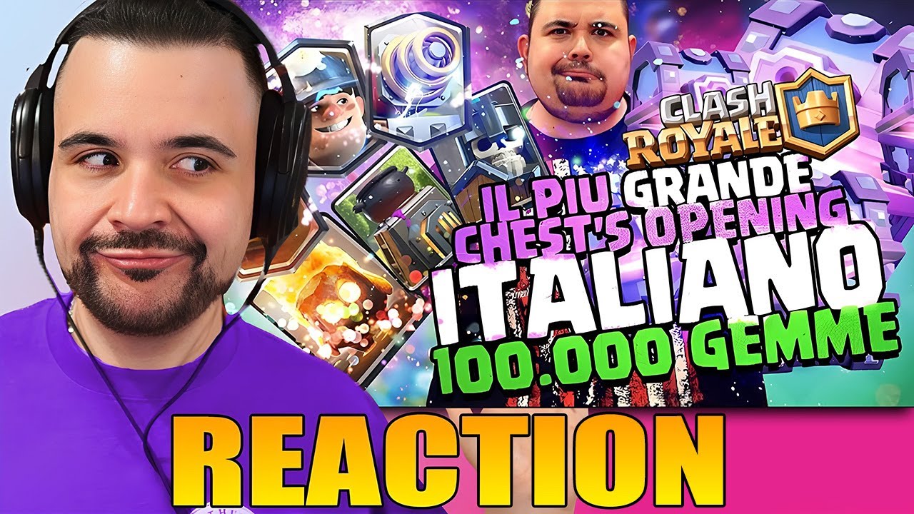REAGISCO al più grande chest's opening Italiano 104.000 Gemme !