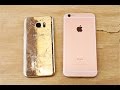 Samsung Galaxy S7 Edge vs iPhone 6S Plus Drop Test!