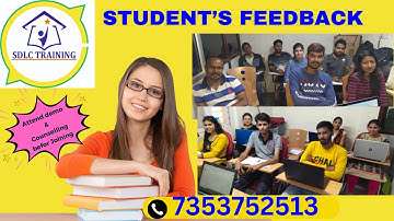 SDLC Training Student Feedback 2023|Marathahalli |Bangalore | Karnataka | 100% Job Oriented Training