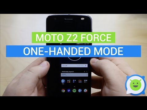 Moto Z2 Force - How to activate One-Handed Mode