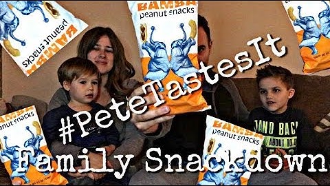 #PeteTastesIt FAMILY SNACKDOWN Trader Joe
