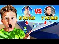 7 year old vs 8 year old youngest fortnite players 1v1