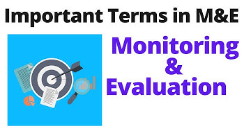 Different terms used in M&E #monitoringandevaluation #monitoring #evaluation #M&E