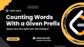 2185 Counting Words With a Given Prefix | Brute Force | Trie | Prefix Tree| Leetcode Daily Challenge