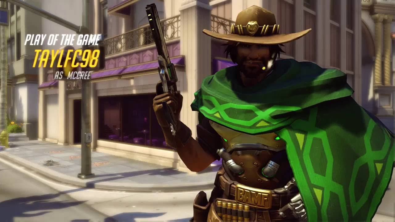 Overwatch McCree 5 Kill Feed