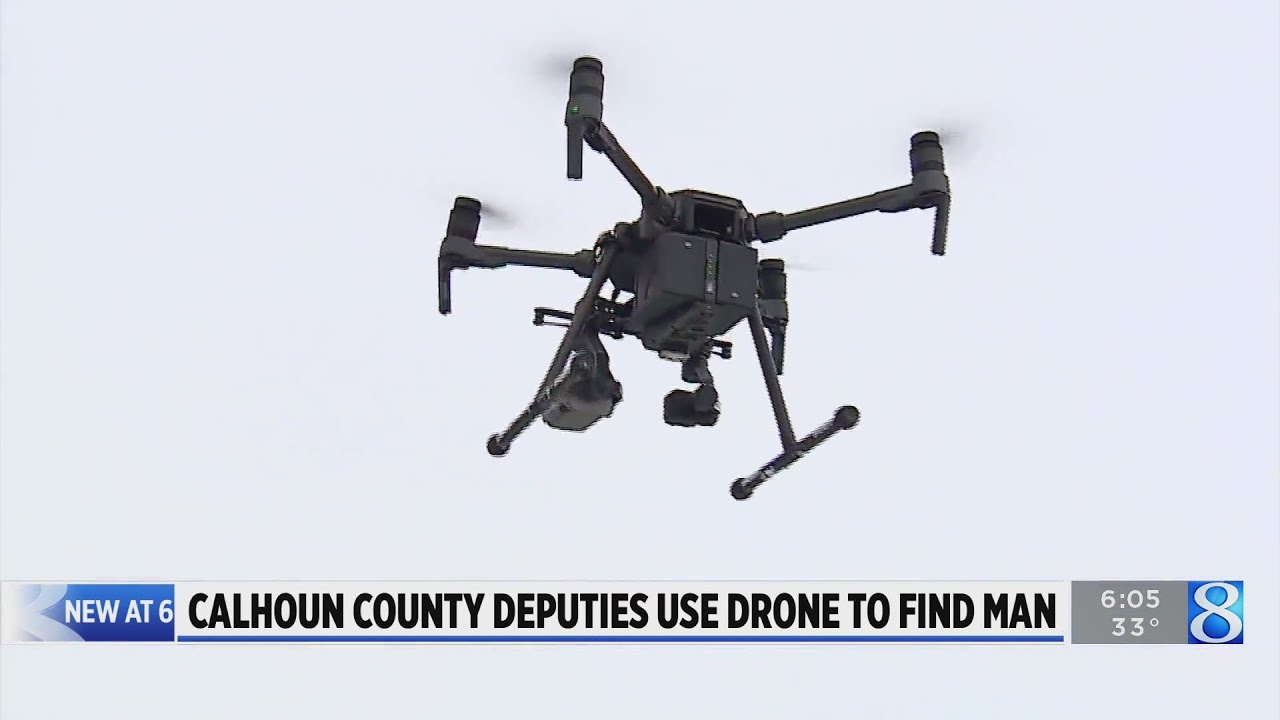 Drone’s thermal camera leads deputies to missing man - YouTube