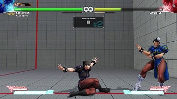 SFV Chun-li post super setups [meaty overhead/throw/st.MP]