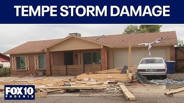 Severe thunderstorms causes widespread damage in Tempe | FOX 10 Phoenix