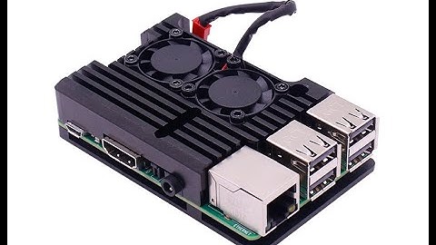 Raspberry Pi double fan armor case