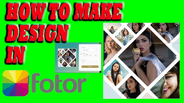 How to make a design in Fotor