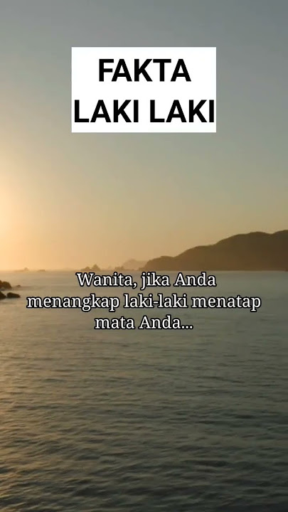 Wanita, jika anda menangkap laki-laki menatap mata anda #shorts