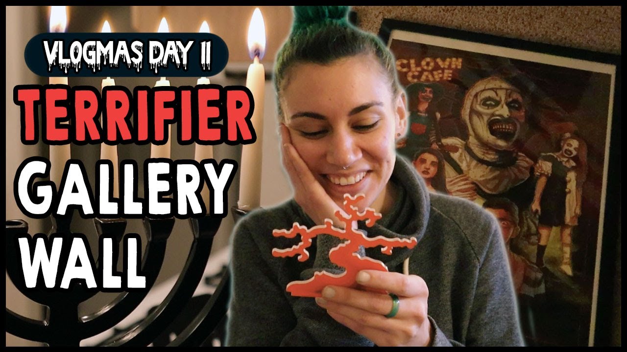 Making a Terrifier gallery wall! (and celebrating Hanukkah)