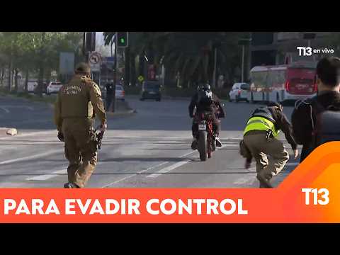 Motociclista atropelló a inspector municipal: era guardia privado