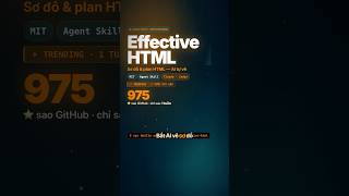 🔥 Effective HTML - Agent Skill biến Claude thành designer tự dựng sơ đồ, flowchart, plan HTML đẹp