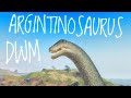 NEW ARGINTINOSAURUS! (Dinosaur World Mobile Roblox )