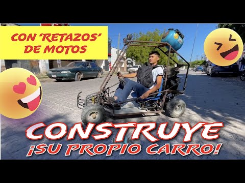 CONSTRUYE SU PROPIO CARRO CON &quot;RETAZOS&quot; DE MOTOS Y UNA LAVADORA