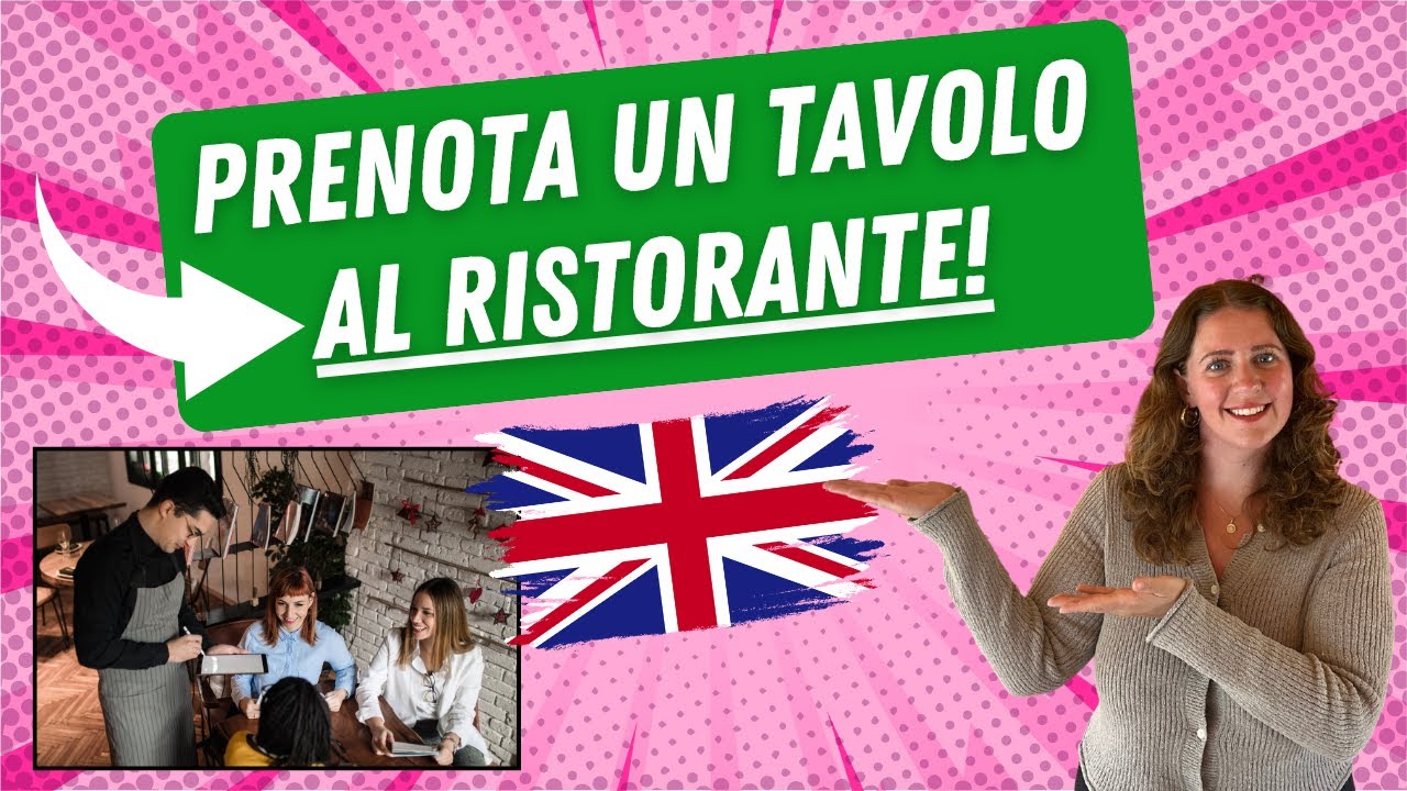 Come PRENOTARE un tavolo al ristorante in inglese (frasi utili)