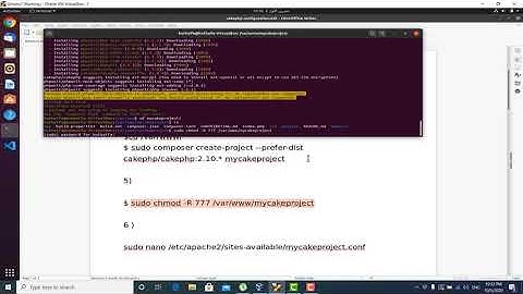 Install cakephp2 on ubuntu