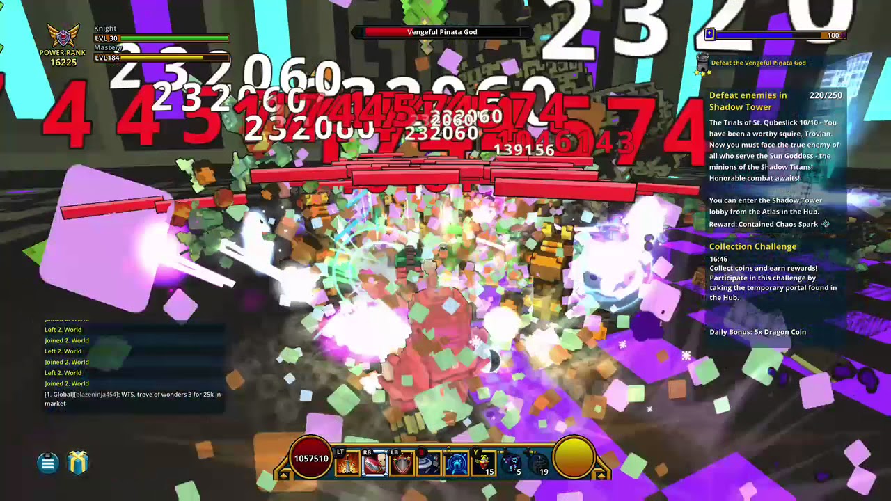 Trove: The Trials of St. Qubeslick 10/10 - Defeat 250 Enemies in the Shadow Tower