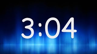 3:04 Minutes Timer / Countdown from 3min 4sec