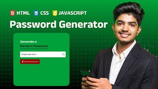 Password  Generator Using Js | Javascript Project For Beginners by Beginner