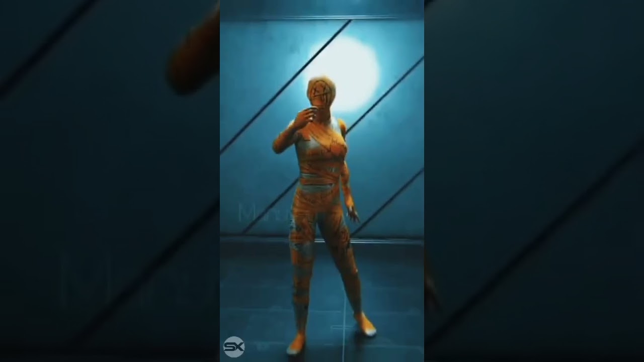 PUBG Editz Pharaoh's attitude Mummy Suit Pubg 3d animation 