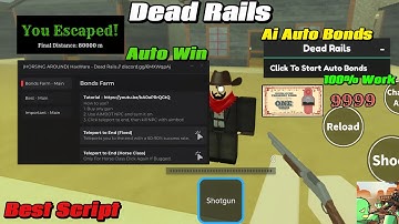 BEST DEAD RAILS OP SCRIPT AUTO FARM BONDS & AUTO WIN, AIMBOT, GET INFINITE BONDS FREE (100% WORK)