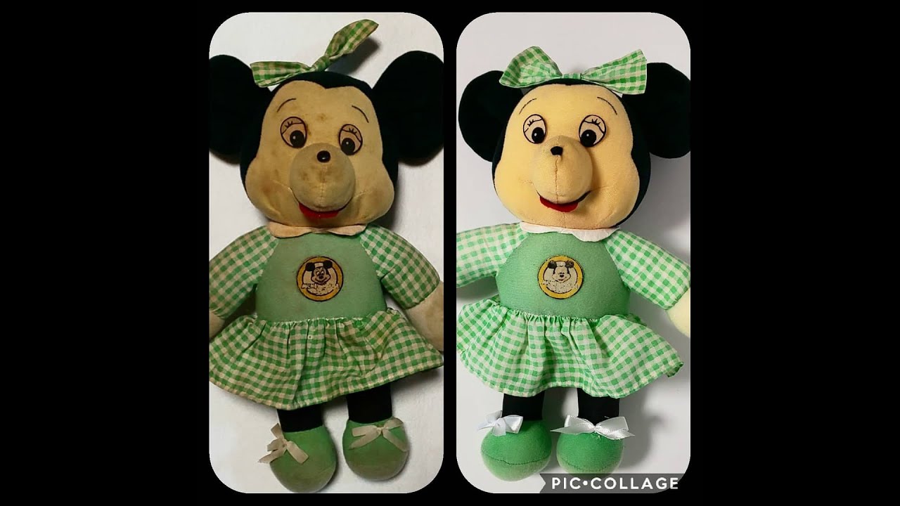 廃棄レベルの縫いぐるみを買い取って修理しました。】1976年