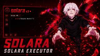 Solara V3 Executor 2026 / Keyless + Script Hub + Auto Farm / No Ban PC