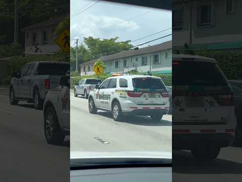 Miami Dade Sheriff Responding #miami #police #sherrif #florida #cops #car #emergency #reels #random