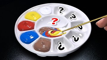 How To Making 12 Beautiful Colors from 5 Primary Colors - Satisfying Color Mixing