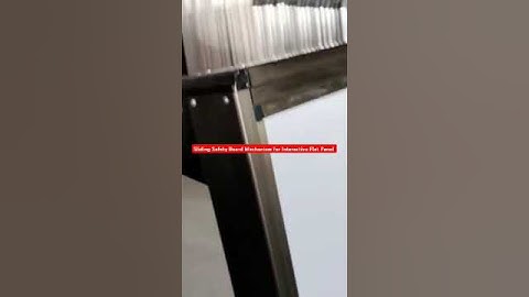 Sliding Safety Board Shutter Mechanism for Interactive Flat Panel #interactiveflatpanel #smartboard