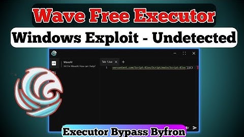 How To Exploit On Roblox PC   Wave FREE Roblox ExecutorExploit Windows   Byfron Bypass   Undetected