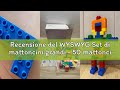 Recensione del WYSWYG Set di mattoncini grandi - 50 mattoncini, 5 colori, compatibile - 3 4 5 6 Idea