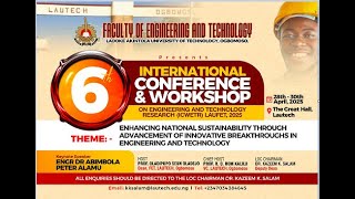 6TH INTERNATIONAL CONFERENCE & WORKSHOP ON ENGINEERING AND TECHNOLOGY RESEARCH (ICWETR) LAUFET, 2025
