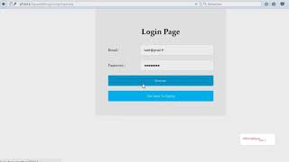Application web PHP MySQL Login Sign up Logout