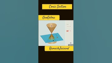 conic section use GeoGebra #geogebra #trending #shorts