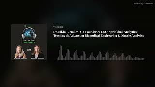 Dr. Silvia Blemker | Co-Founder & CSO, Sprinkbok Analytics | Advancing Biomedical Engineering