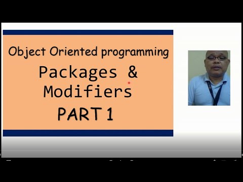 Part 1: ACCESSING MODIFIERS WITH PACKAGES in OOP Java Lecture - YouTube