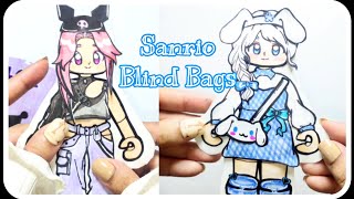 Sanrio Kuromi and Cinnamoroll Blind Bag 💝 #paperdiy #roblox #blindbag
