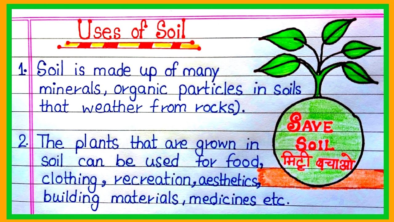 essay on soil for class 5