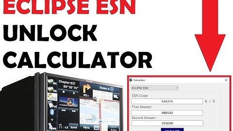 ECLIPSE ESN UNLOCK CALCULATOR