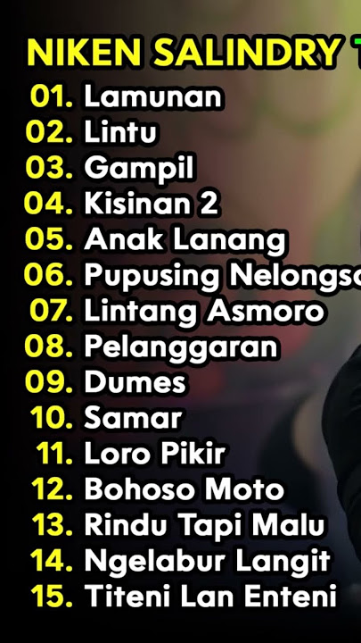LAMUNAN - NIKEN SALINDRY FULL ALBUM TERBARU #nikensalindry