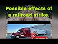 The railroad strike and how it may affect trucking￼ #landstar #owneroperators #trucking #business