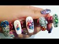 Watch me work - Silver glitter press on nails. Using items from AliExpress, SHEIN and Amazon.